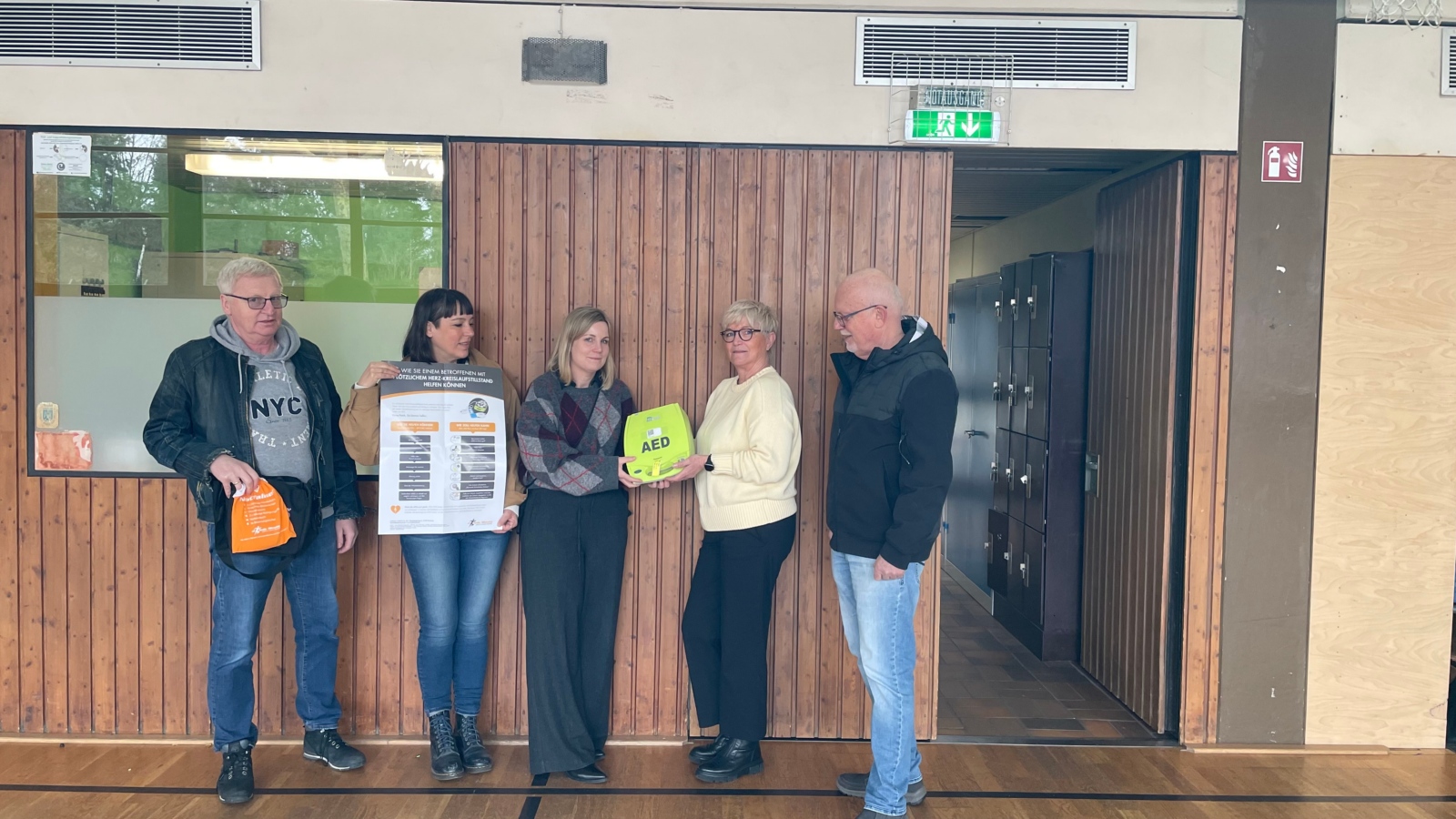 Bild von links nach rechts Joachim Haubrichs, Katrin Stein, Katharina Sadeghian, Marion Horn, Klaus Braukmann